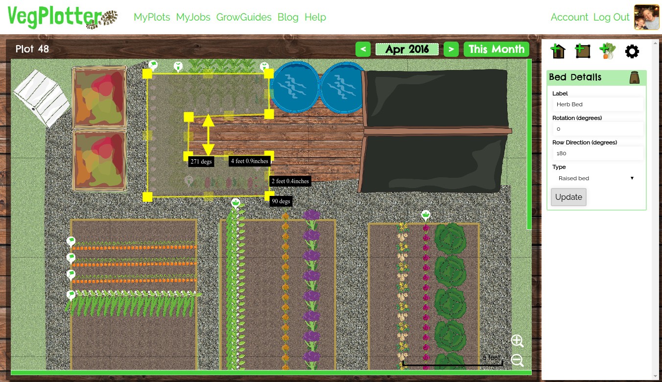 We've listened to your feedback and have made it easier to get accurate measurements into our allotment planning software.