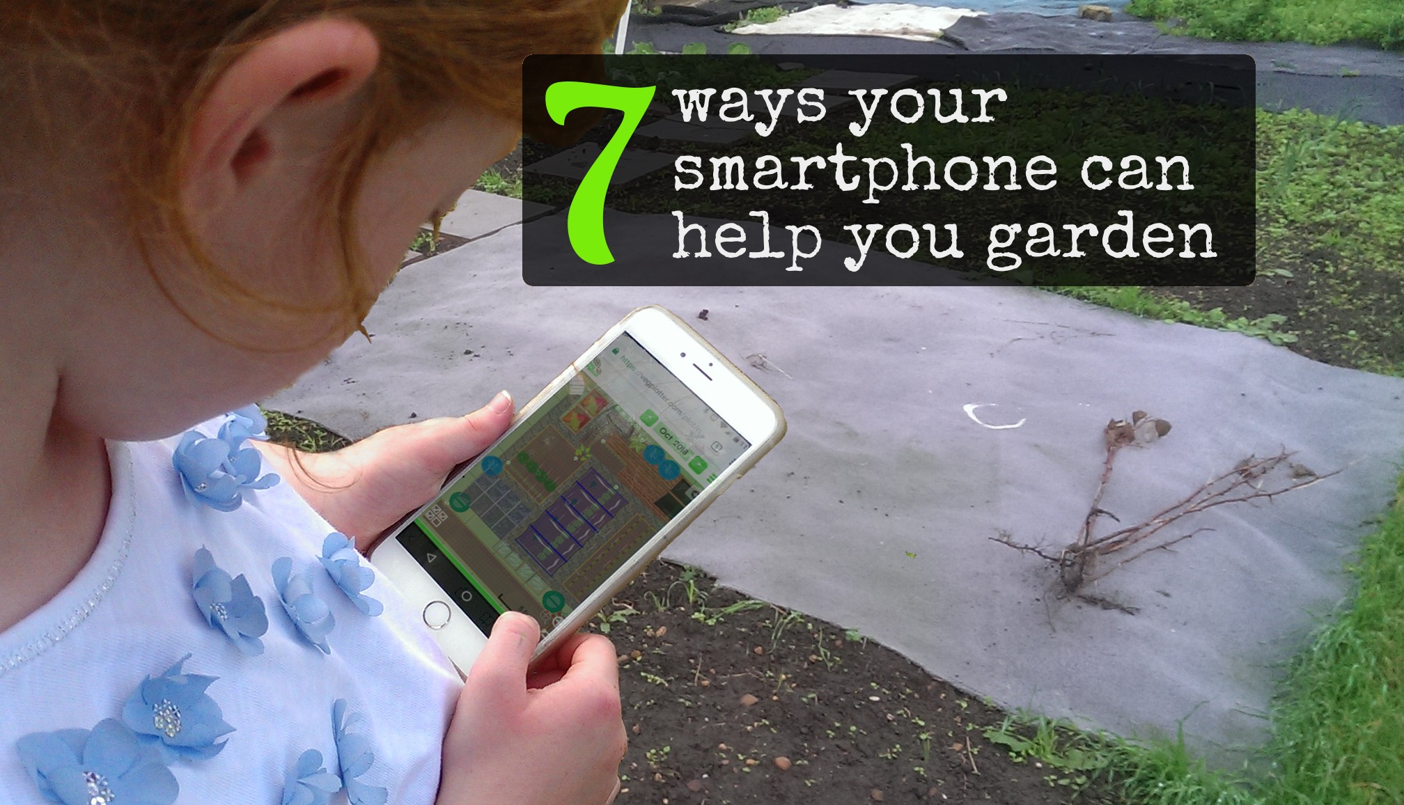 iPhones, Android on Windows Phones can all help you in the garden or allotment.  Here's how...